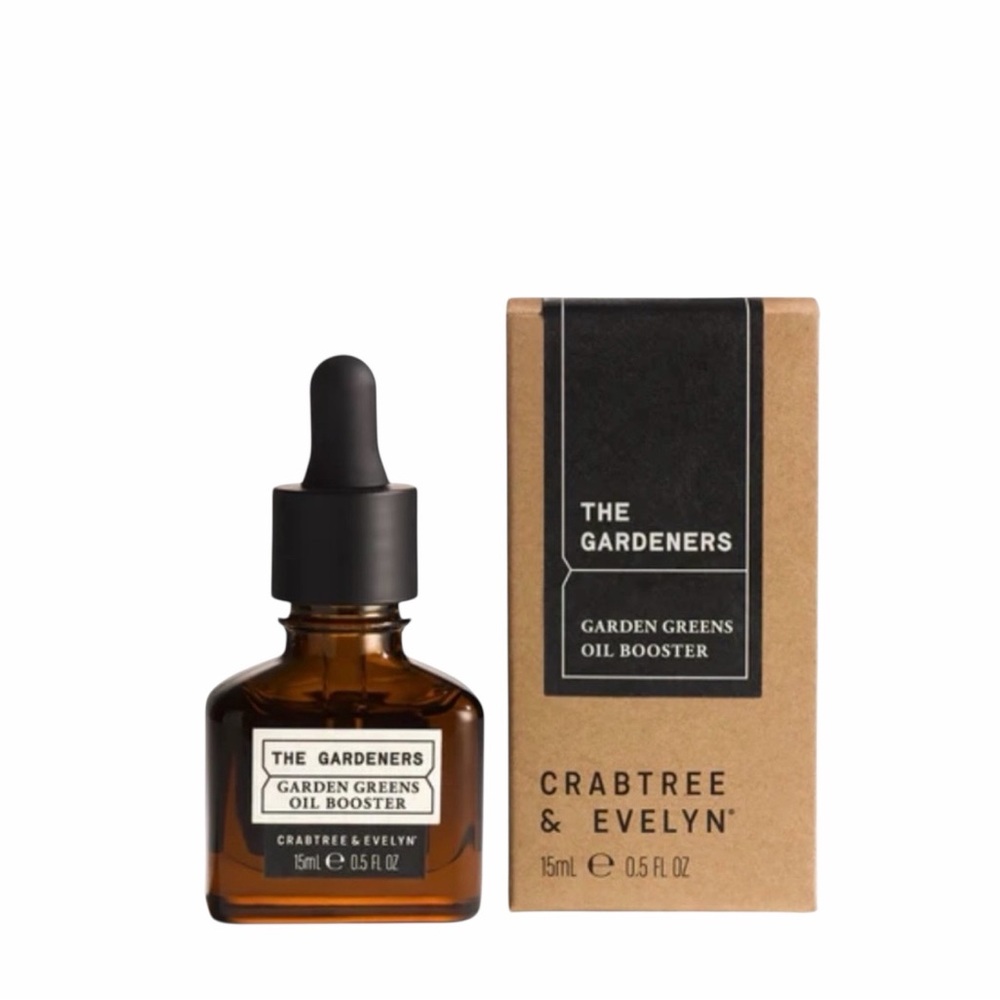 Crabtree & Evelyn Garden Greens Oil Booster 0.5 fl oz New